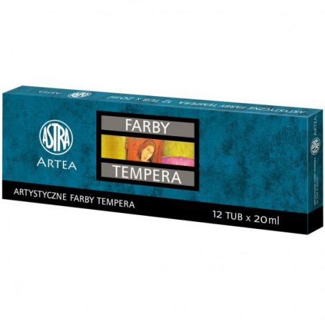 Farby Tempera Astra Artea, 12 kolorów x 20ml - 3